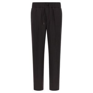 Brioni Brown Wool Casual Men's Pants